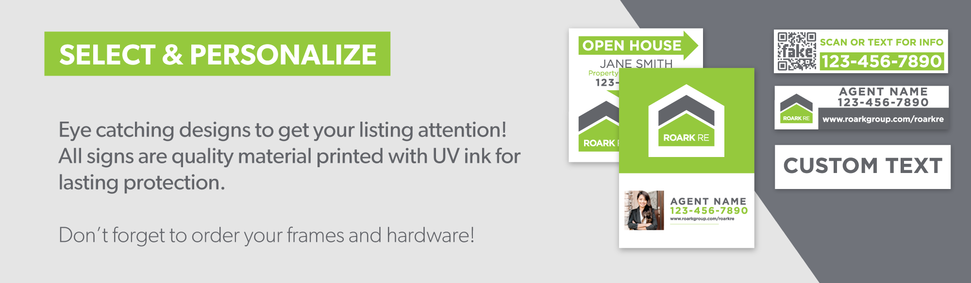 personalize branded signs